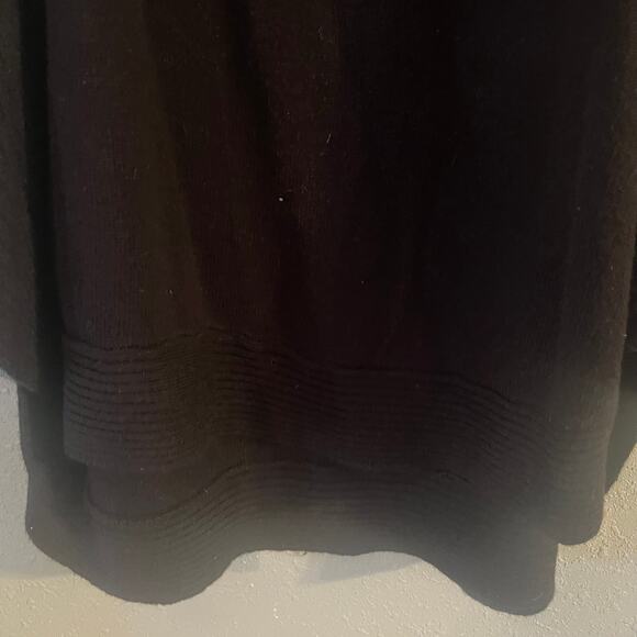 Lane Bryant Women's Black 26/28 Knit Sweater Soft Cozy Oversized Retro Comfy - Picture 3 of 10